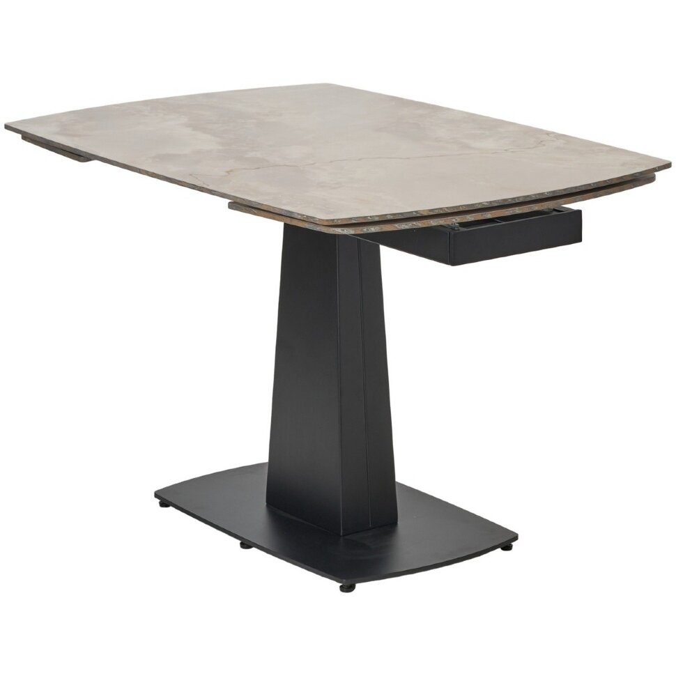 Стол BALDE 120 GLOSS AMBER JADE SOLID CERAMIC / BLACK, ®DISAUR Стол BALDE 120 GLOSS AMBER JADE SOLID CERAMIC / BLACK, ®DISAUR