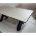 Стол ORISTANO 200 MARBLES KL-99 Белый мрамор матовый, итальянская керамика/ черный каркас, ®DISAUR 
